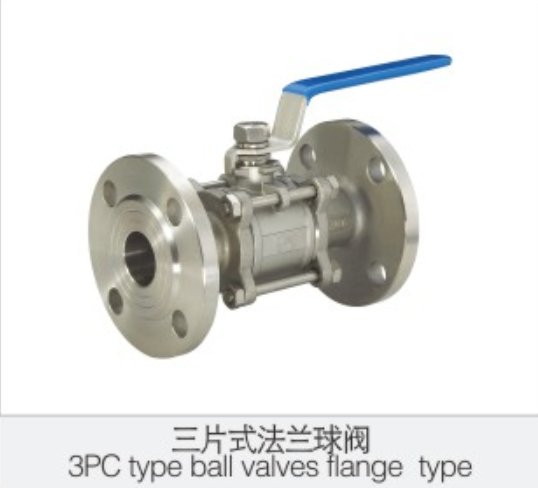 三(san)片式法蘭球(qiu)閥